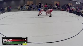 129 lbs Round 6 (8 Team) - Evan Warner, Nebraska Blue vs Hunter TRUE, Nebraska Red