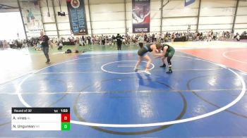 132 lbs Round Of 32 - Aenaya Vines, AL vs Nadia Ungurean, MD