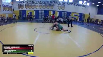 126 lbs Round 2 (8 Team) - Landon Bates, Palm Harbor vs Carlos Rodriguez, Team Osceola