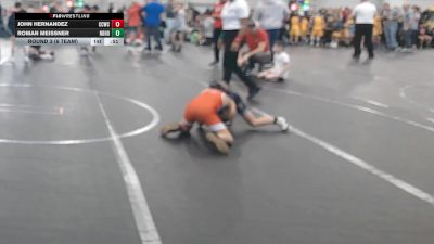 56 lbs Round 3 (6 Team) - Roman Meissner, Neighborhood Wrestling vs John Hernandez, Capital City WC