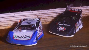 Kyle Larson Reacts After Exciting Battle With Jonathan Davenport At Volunteer Speedway