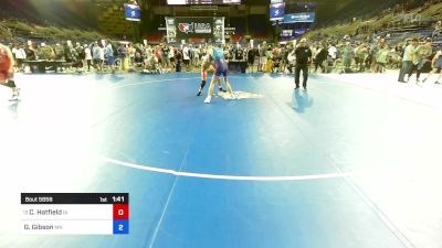 144 lbs Cons 16 #1 - Cash Hatfield, IA vs Grayson Gibson, MN