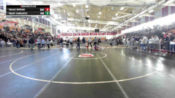 138 lbs Quarterfinal - Isaac Bitran, Brookline vs Riley Carlucci, Franklin