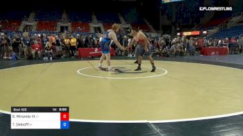 220 lbs Rnd Of 64 - Santiago Miranda III, Arizona vs Tyler Delooff, Michigan