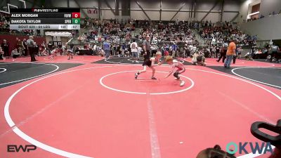 64 lbs Consi Of 4 - Alex Morgan, Fort Gibson Youth Wrestling vs Dakota Taylor, Sperry Wrestling Club