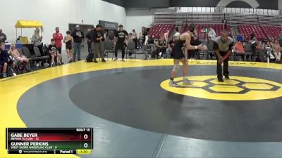 105 lbs Placement Matches (8 Team) - Gunner Perkins, West Shore Wrestling Club vs Gabe Beyer, Refuse To Lose