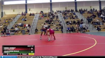 165 lbs Quarterfinal - Owen Herbst, Saint Cloud State vs Asaduddin Khaja, Harper CC