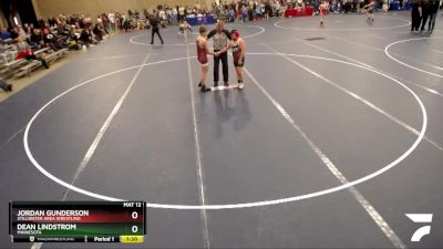 160 lbs Semifinal - Dean Lindstrom, Minnesota vs Jordan Gunderson, Stillwater Area Wrestling