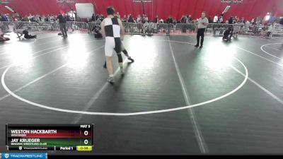 215 lbs Cons. Round 1 - Weston Hackbarth, Wisconsin vs Jay Krueger, Ringers Wrestling Club