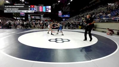 132 lbs Cons. Rd Of 64 - Clayton Waltenbaugh, PA vs Meyer Murray, MI