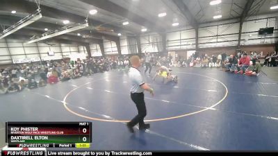 285 lbs 1st Place Match - Koy Phister, Riverton Wolf Pack Wrestling Club vs DaxTirell Elton, Westlake