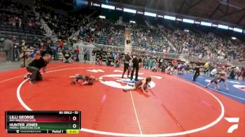 55 lbs Semifinal - Lilli George, Ram Wrestling Club vs Hunter Jones, Powell Wrestling Club