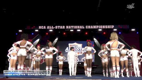 Cheer Athletics - Scarlet Scratch [2026 L4 U18 Coed - Small Day 2] 2026 NCA All-Star National Championship