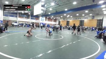 132 lbs Champ. Round 3 - Henry Arellano, Northview vs Liam Qureshi, Fountain Valley