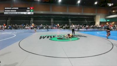 60-63 lbs Round 3 - Hagen Heinan, Douglas County Grapplers WC vs Gunnar Lafebre, CYW