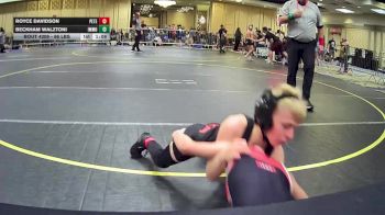 66 lbs Round Of 16 - Royce Davidson, Peterson Grapplers vs Beckham Walztoni, Immortal Athletics