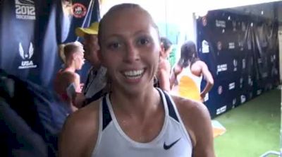 Katie Palmer after 800 first round at the 2012 US Olympic Trials