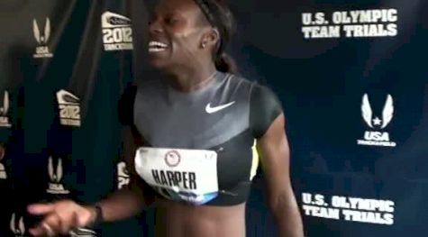 Dawn Harper reigning Olympic Champ in 100H at 2012 US Olympic Trials