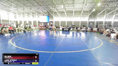 150 lbs Placement Matches (8 Team) - Eli Roe, Michigan vs Luke Scholz, New Jersey