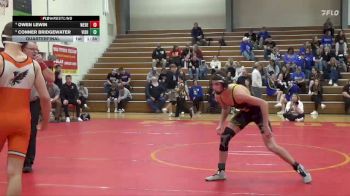 126 lbs Quarterfinal - Conner Bridgewater, Vinton-Shellsburg vs Owen Lewin, West Delaware, Manchester