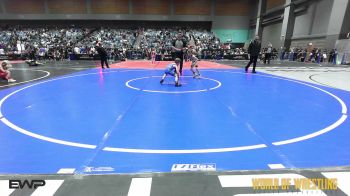49 lbs Consi Of 16 #2 - Michael Cawthorne, Tiger Trained Wrestling vs Lev Heist-Levine, Bozeman Wrestling Club