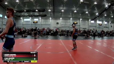 132 lbs Round 1 (6 Team) - Cam Baker, Top Level vs Aiden Beimel, Capital City WC