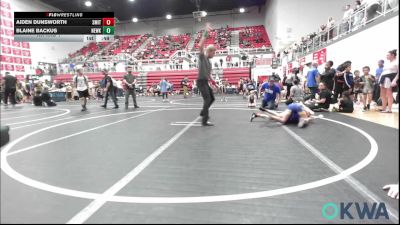 64-67 lbs Rr Rnd 1 - Aiden Dunsworth, Smith Wrestling Academy vs Blaine Backus, Newkirk Takedown Club