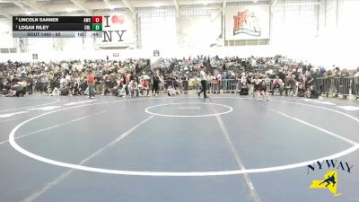 93 lbs 1st Place Match - Logan Riley, Club Not Listed vs Lincoln Sanner, Akron Wrestling Club