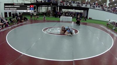 135 lbs Annabella Harris, Alabama Red vs Drew Swihart, Michigan Blue
