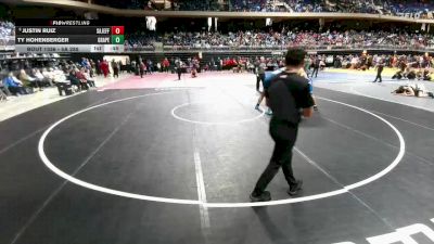 5A 285 lbs Cons. Round 3 - Justin Ruiz, San Antonio Jefferson vs Ty Hohenberger, Grapevine