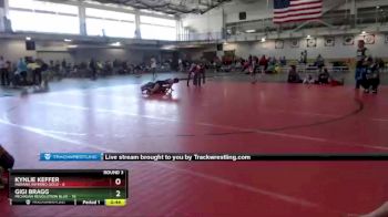 98 lbs Round 3 (4 Team) - Kynlie Keffer, Indiana INFERNO GOLD vs Gigi Bragg, Michigan Revolution Blue