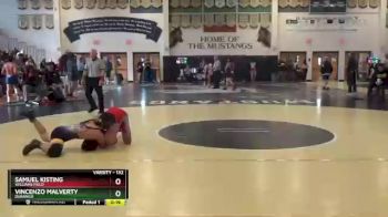 132 lbs Cons. Round 4 - Vincenzo Malverty, Durango vs Samuel Kisting, Williams Field