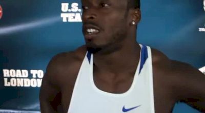 Jeff Demps after 100 first rond at the 2012 US Olympic Trials