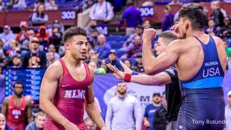 86 kg Semifinal - Aaron Brooks, Nittany Lion Wrestling Club vs Zahid Valencia, Sunkist Kids Wrestling Club