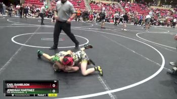 76 lbs Finals (2 Team) - Cael Danielson, Victory vs Jeremiah Martinez, The Untouchables