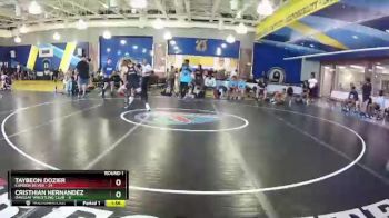 170 lbs Round 1 (8 Team) - Taybeon Dozier, Camden Silver vs Cristhian Hernandez, Oakleaf Wrestling Club