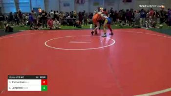 160 lbs Consolation - Hunter Richardson, All American Training Center vs Cael Langford, Team Vision Quest Blue