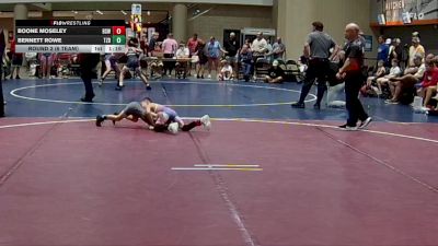 45 lbs Round 2 (6 Team) - Boone Moseley, BS Wrestling vs Bennett Rowe, Tasmanian Devils