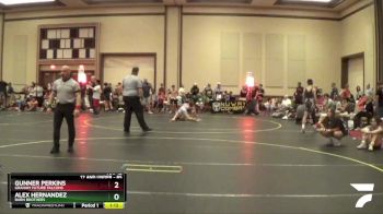85 lbs Quarterfinal - Alex Hernandez, Barn Brothers vs Gunner Perkins, Graham Future Falcons