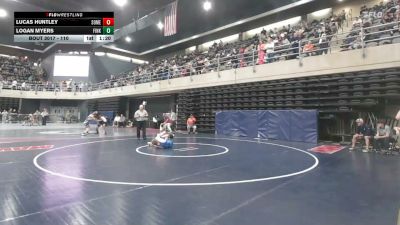 110 lbs Round Of 16 - Lucas Huntley, Somerville vs Logan Myers, Finksburg