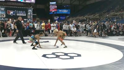 106 lbs Cons. Rd Of 64 - Aiden Garcia, California vs Jacob Gambito, Washington