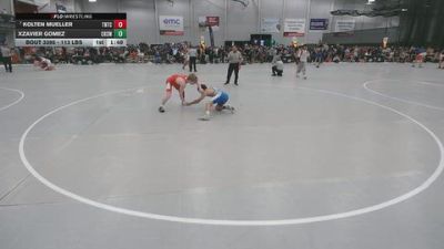 113 lbs Quarters - Kolten Mueller, Team Nazar Training Center vs Xzavier Gomez, Cleveland High School Wrestling