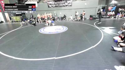 120 lbs Patricia Bray, SJWA - San Joaquin Wrestling Association vs Allisson Cano, OCWA - Orange County Wrestling Association