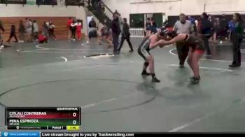 170 lbs Quarterfinal - Citlali Contreras, Palm Desert vs Mina Espinoza, Upland