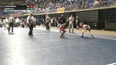 115 lbs Consy 6 - Chase Brown, Bishop McCort vs Benton Alt, Chestnut Ridge
