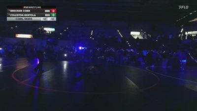 62 lbs Cons. Semis - Coleston Bertola, Duchesne vs Brecken Cobb, Z-Bros Wrestling