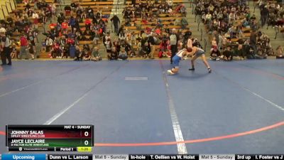 95 lbs Quarterfinal - Jayce LeClaire, X-Factor Elite Wrestling vs Johnny Salas, Simley Wrestling Club