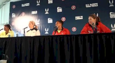 Stephanie Brown-Trafton, Aretha Thurmond, and Suzy Powell on being veterans in track at 2012 US Olympic Trials