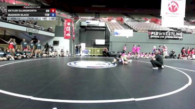 130 lbs Skyler Ellingworth, IEWA - Inland Empire Wrestling Association vs Madison Black, TCWA - Tri-Counties Wrestling Association