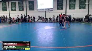 157-166 lbs Cons. Round 2 - Liam O`Sullivan, War Dog Training Center vs Christian Fanetti, Christian Brothers College